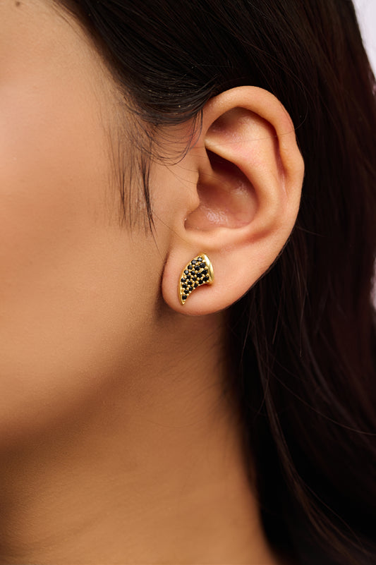 Pinecone Textured Stud Earrings