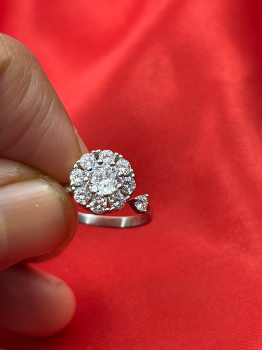 92.5 Silver Fidget Spinner Ring