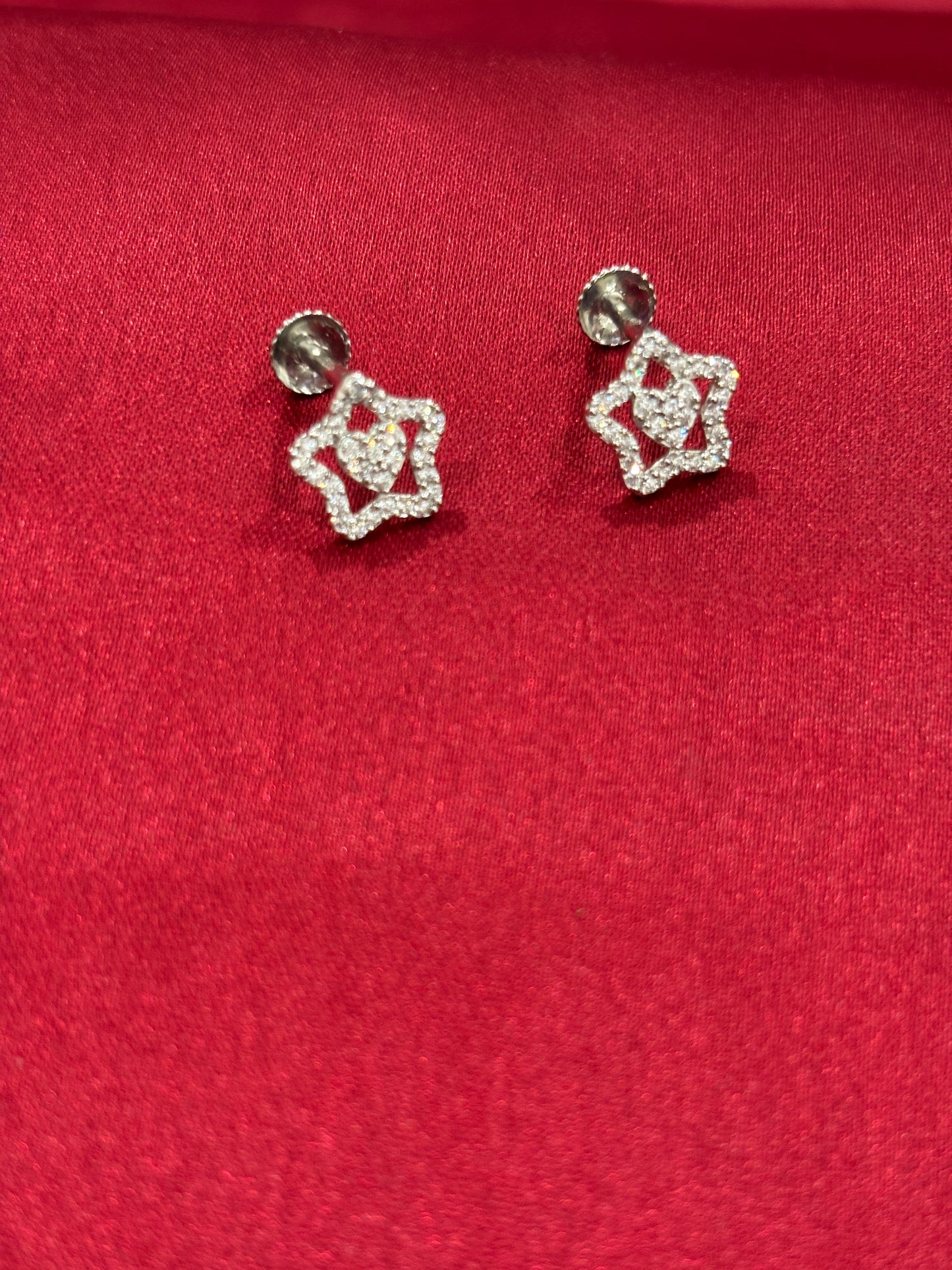 92.5 Silver small size earrings model 1