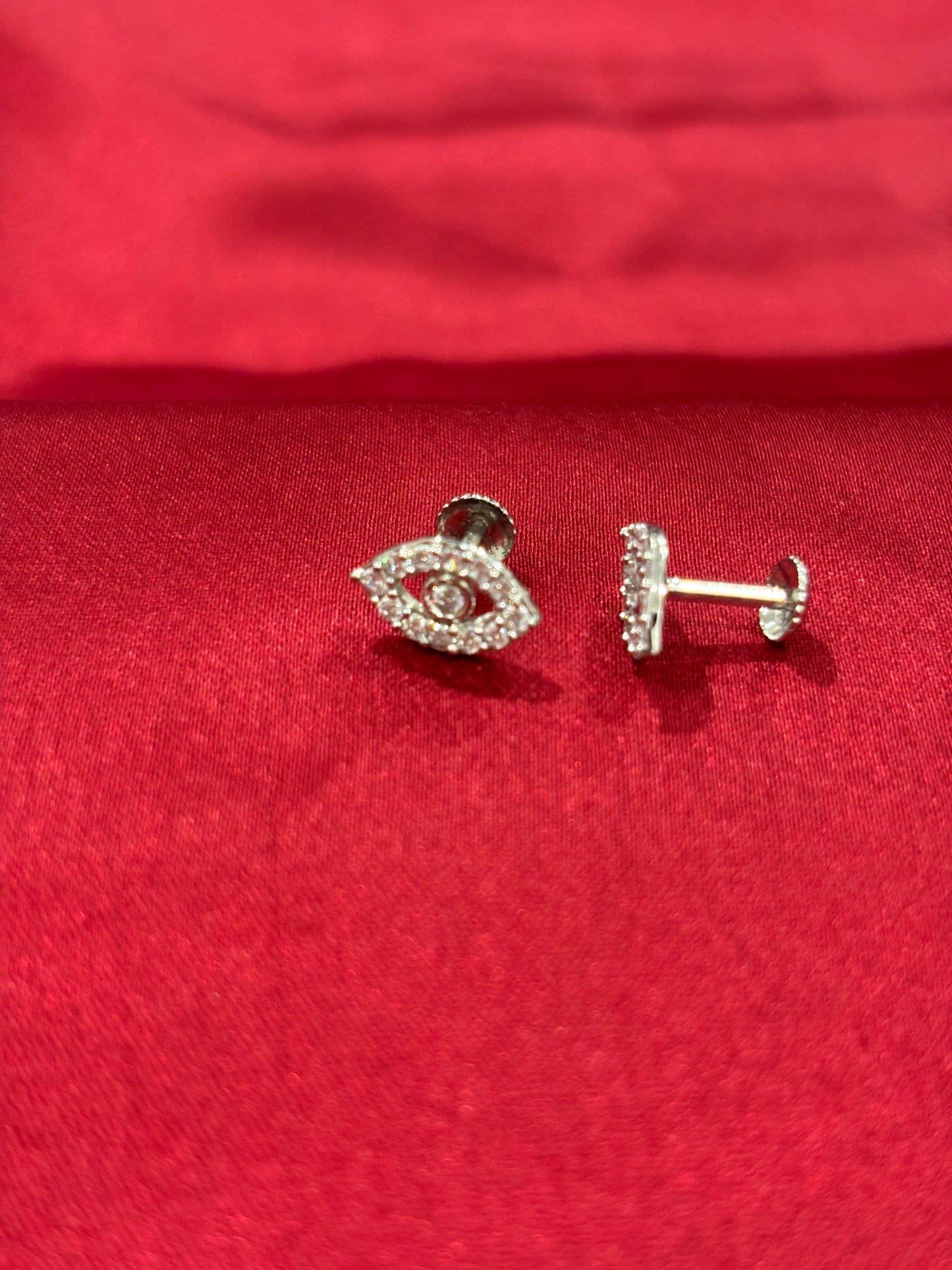 92.5 Silver small size earrings model 7