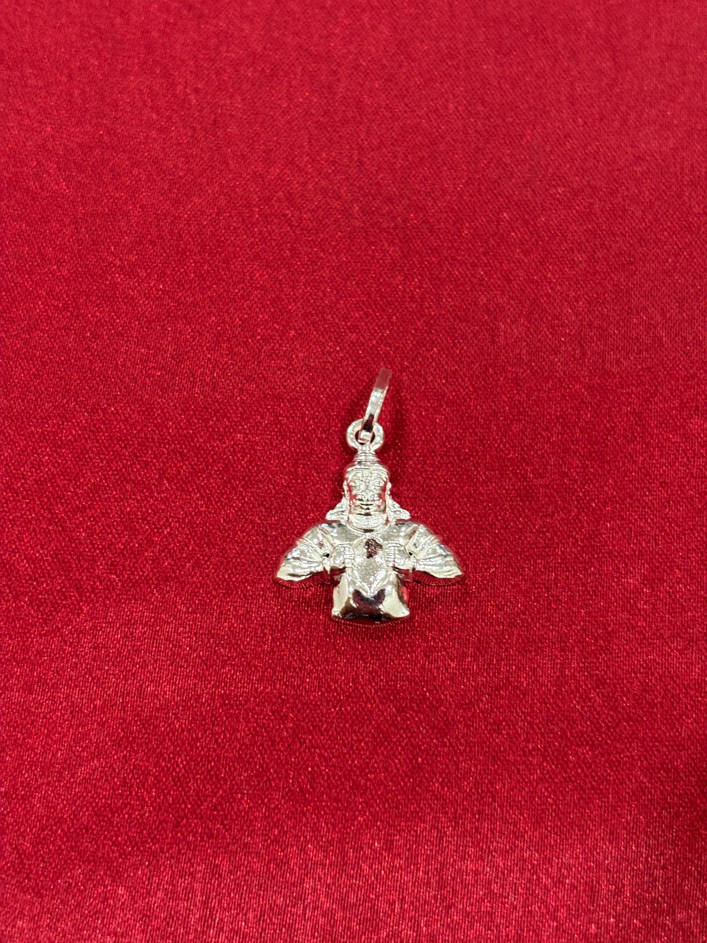 92.5 Silver Hanuman Pendant Model 4