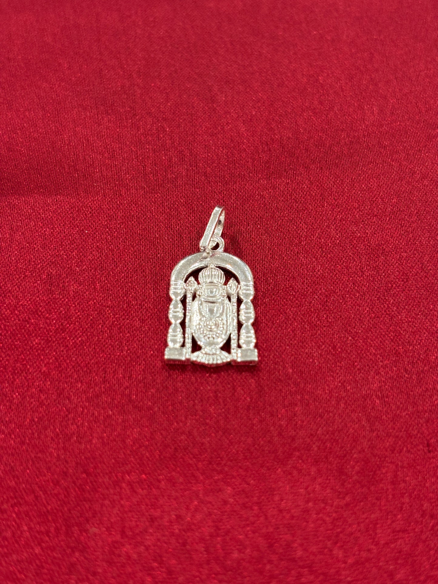 92.5 Silver Venkateshwara Swamy Balaji Model 2 Pendant