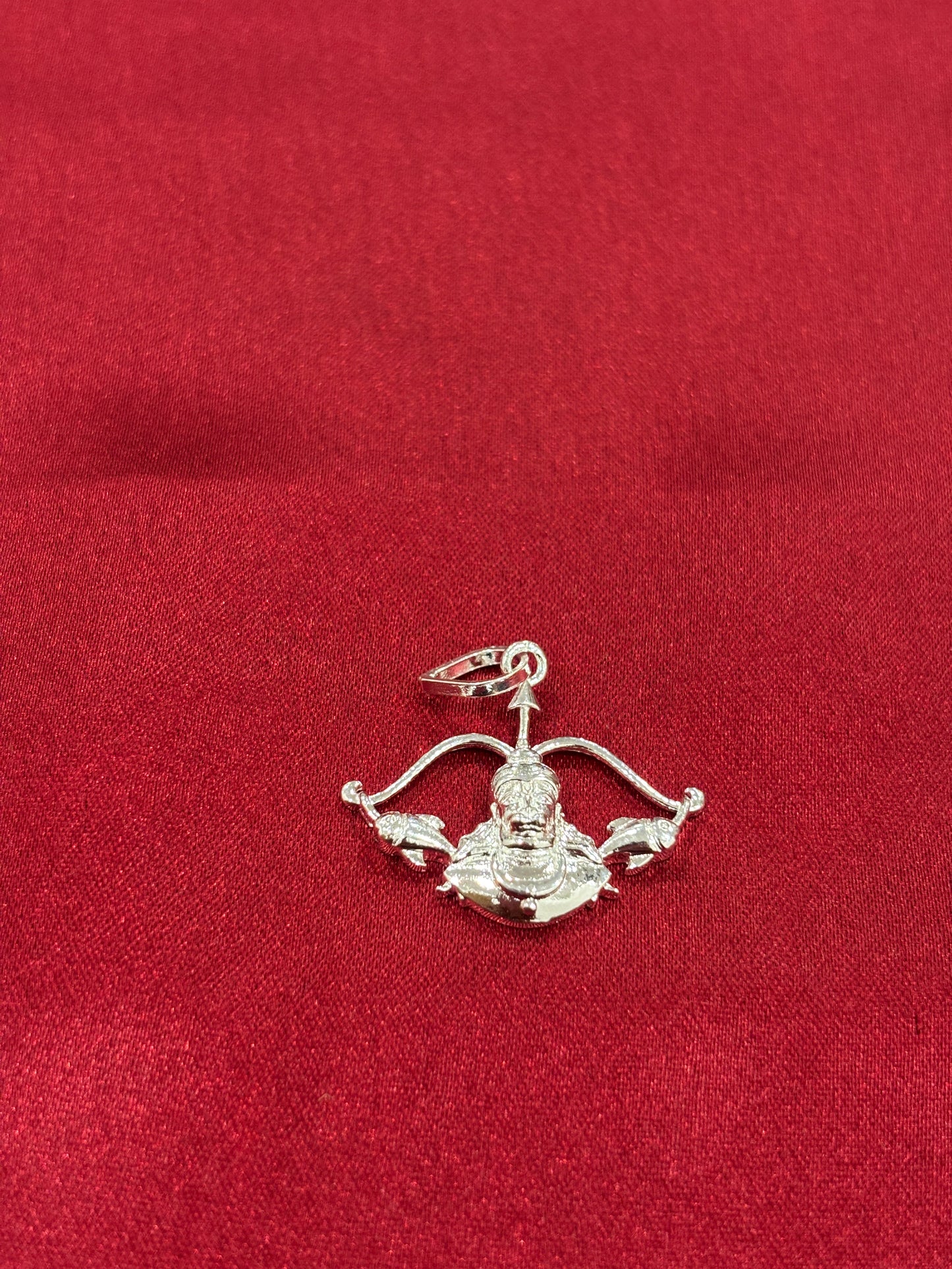 92.5 Silver Hanuman Model 9 Pendant