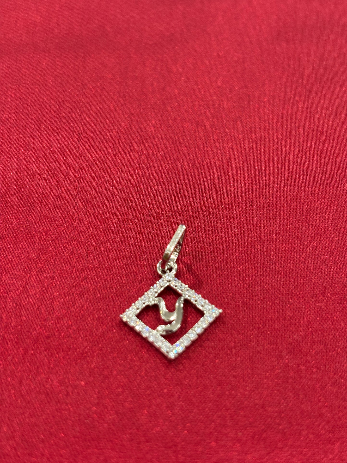92.5 Silver Alphabet 'Y' Pendant