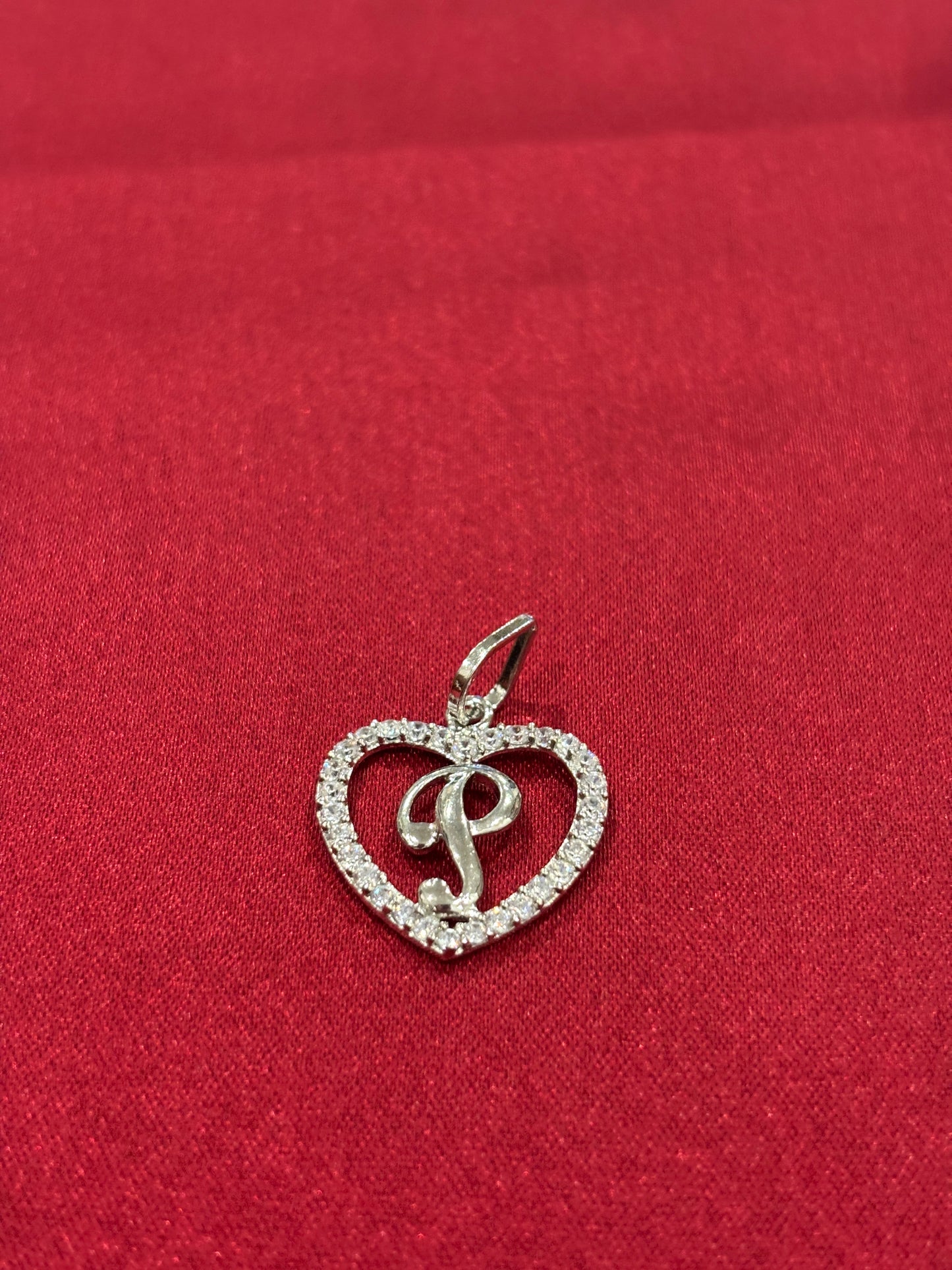 92.5 Silver Alphabet 'P' pendant
