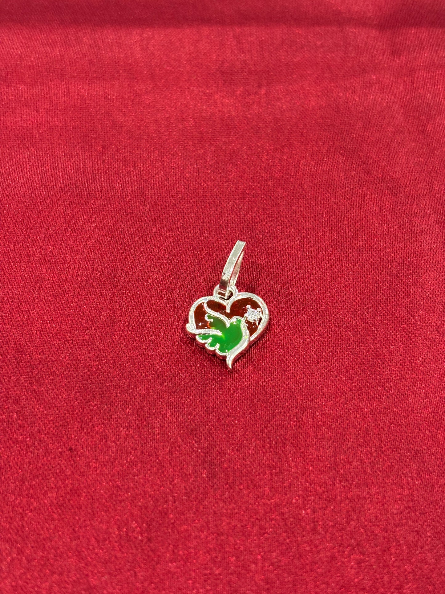 92.5 Silver flying bird pendant