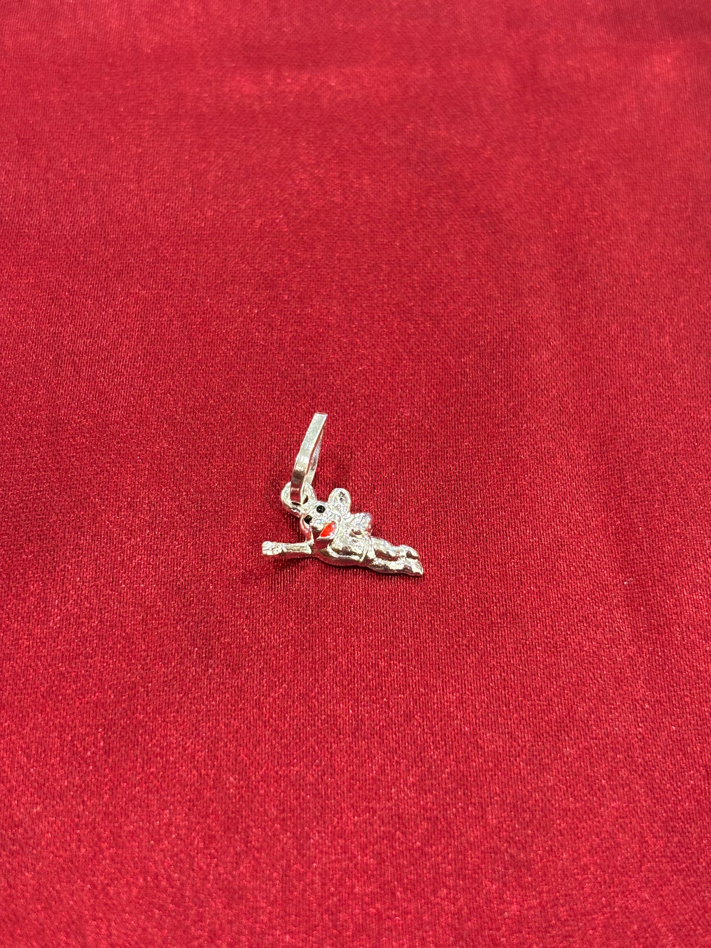 92.5 Silver flying mouse Pendant