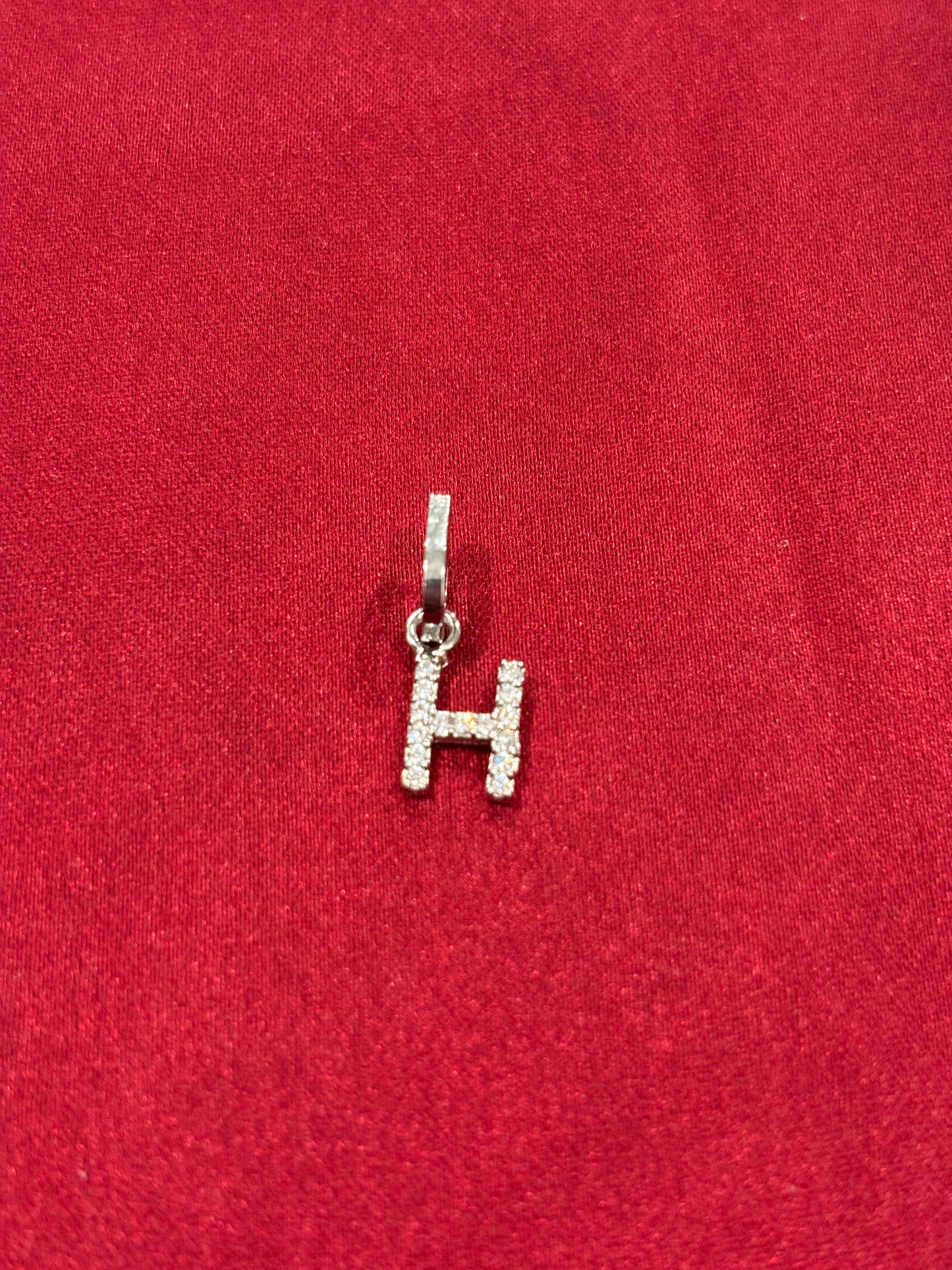 92.5 Silver Alphabet 'H' Pendant