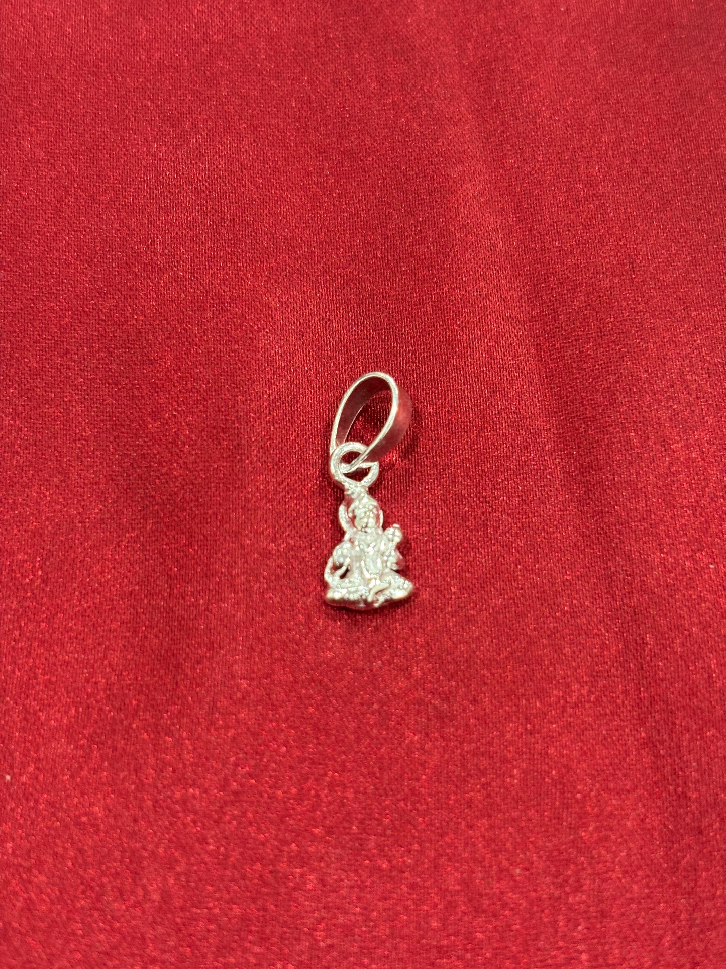 92.5 Silver Hanuman Model 8 Pendant