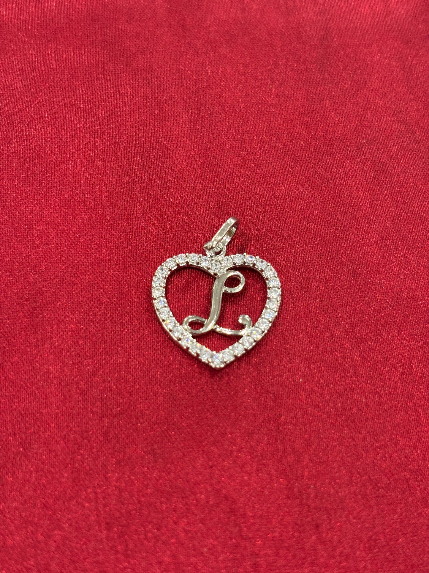 92.5 Silver Alphabet 'L' Pendant