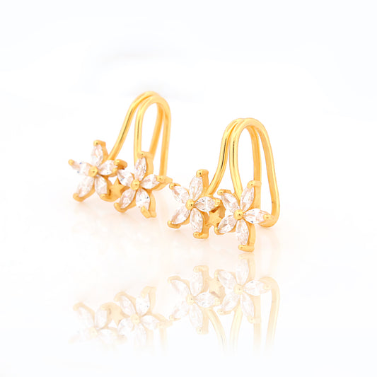 Double Daisy Bloom Earrings