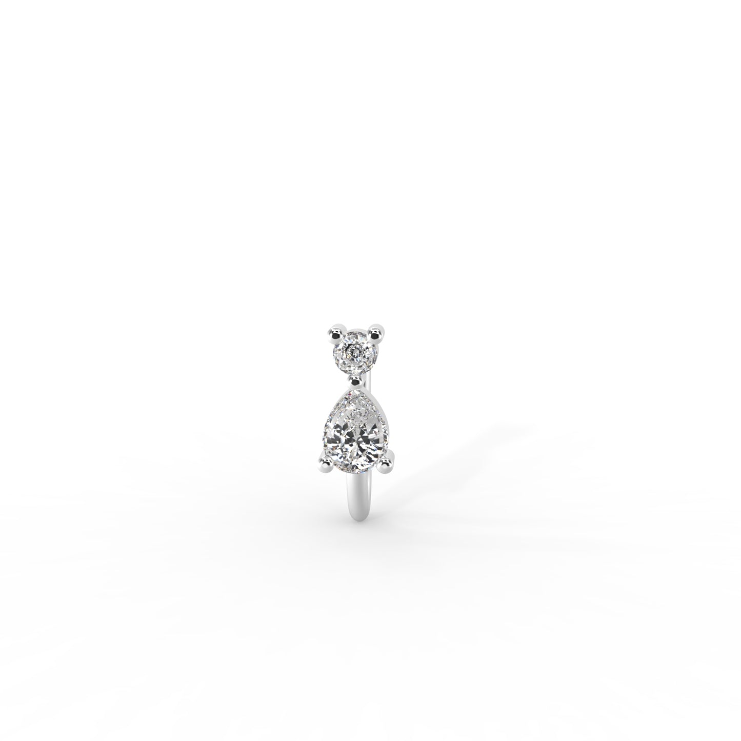 92.5 Silver Solitaire Nosepin