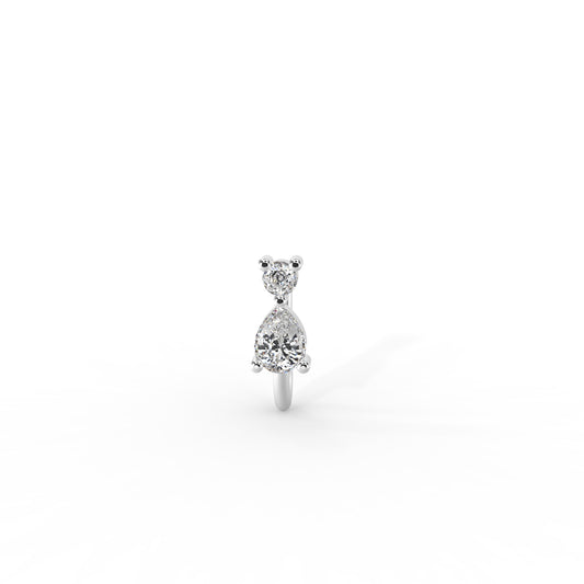 92.5 Silver Solitaire Nosepin