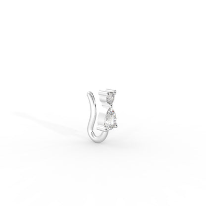 92.5 Silver Solitaire Nosepin