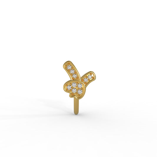 92.5 Silver rabbit  Nosepin