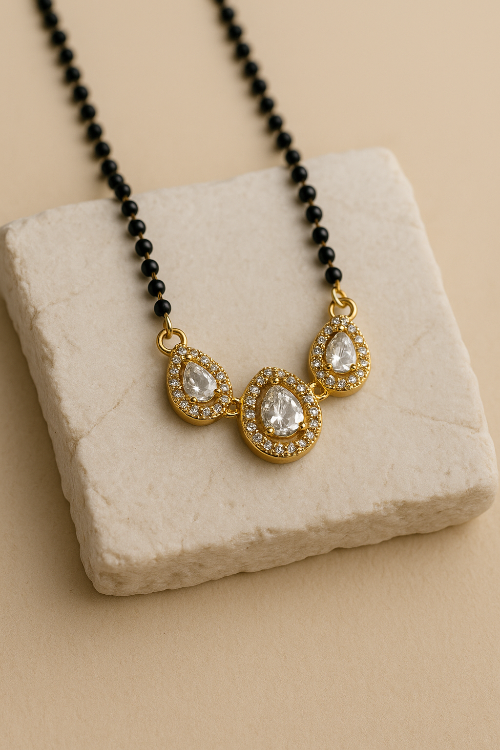 92.5 Silver Trinity Spark Mangalsutra