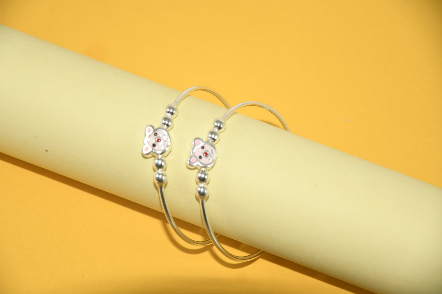 92.5 Silver Teddy Kadas (Pair of 2)