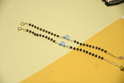 Car Charm Black Bead Nazariya Bracelet