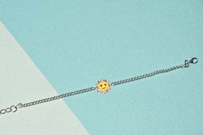 92.5 Sun Silver Charm Bracelet