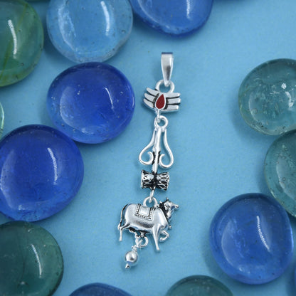 92.5 Silver SSMB29 Pendant (Size: 5.5 cm)