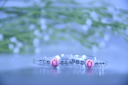 92.5 Silver Initial ‘O’ Kadas (Pair of 2)