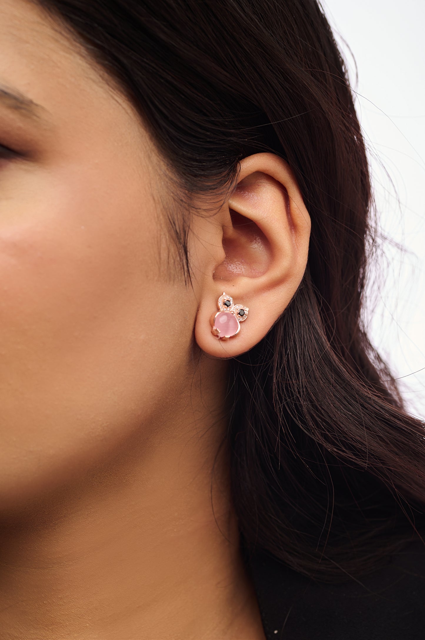 Classic Owl Stud Earrings in 92.5 Silver