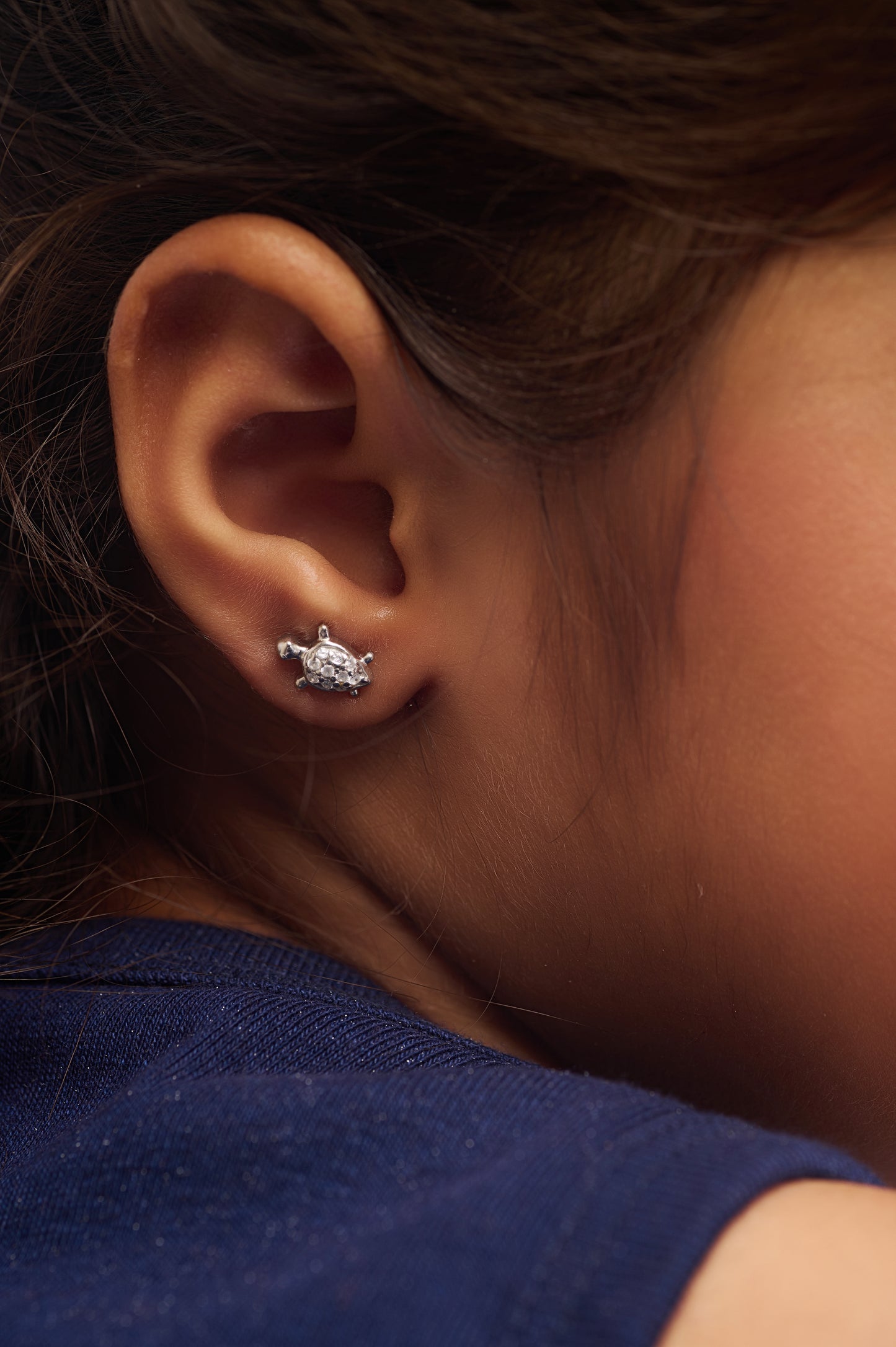 Turtle Shell Stud Earrings