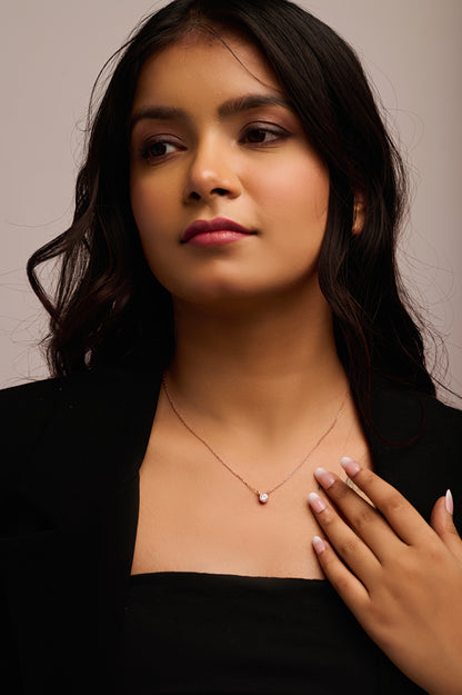 92.5 Silver Solitaire Bezel Pendant