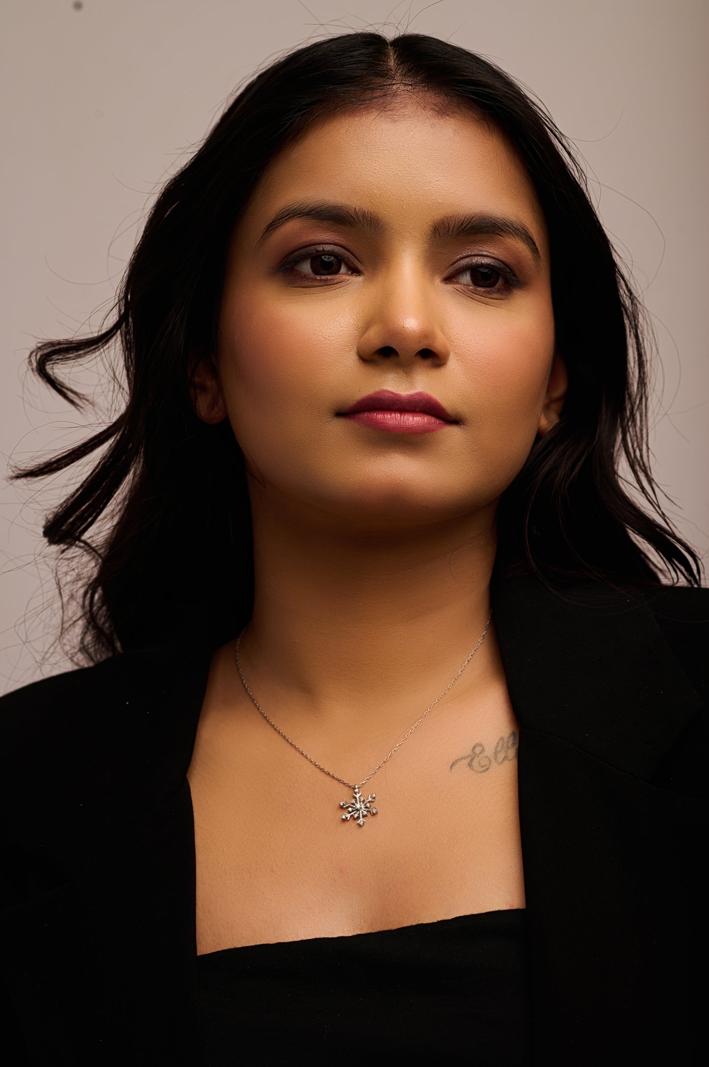 Snowflake Silver Pendant