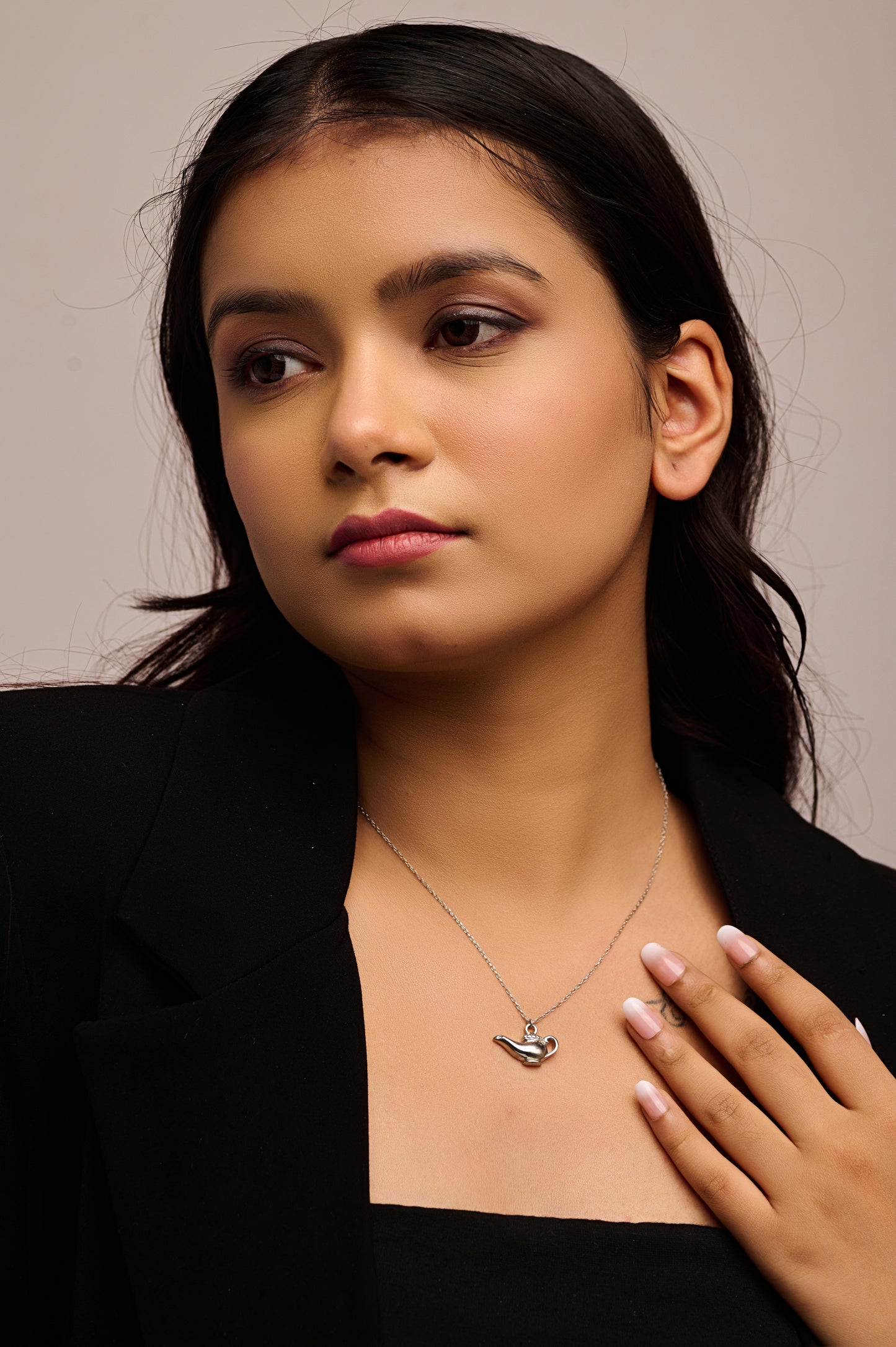 Antique Magic Lamp Charm Necklace