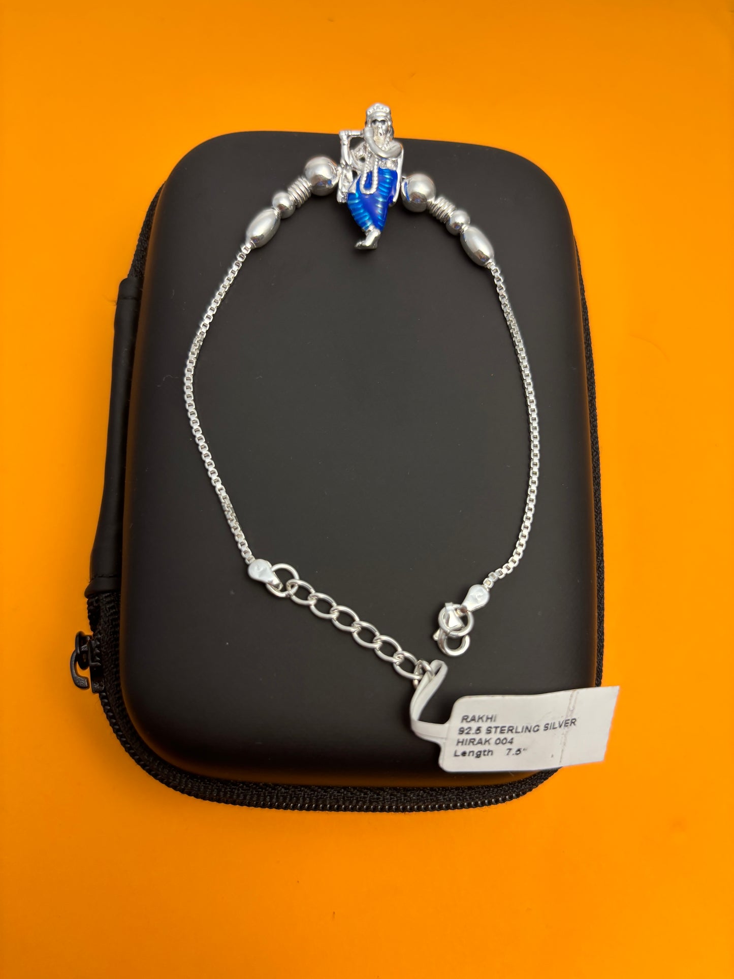 92.5 Silver Krishna Bracelet