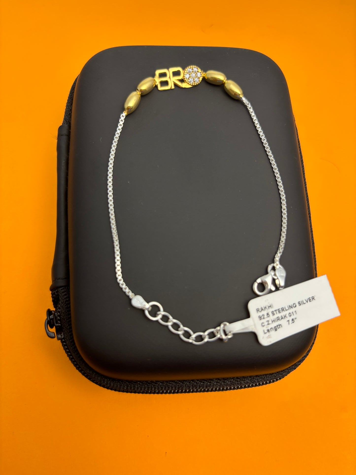 92.5 Silver Bro Circle Bracelet