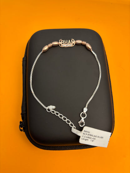 92.5 Silver BHAI Bracelet