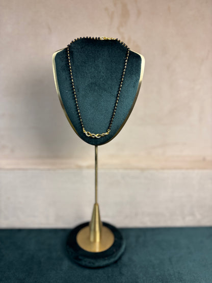 92.5 Silver Infinity Twirl Mangalsutra