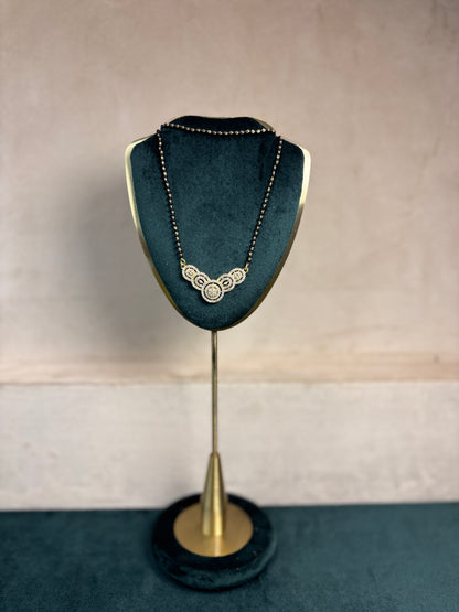 92.5 Silver Quintessence Circles Mangalsutra