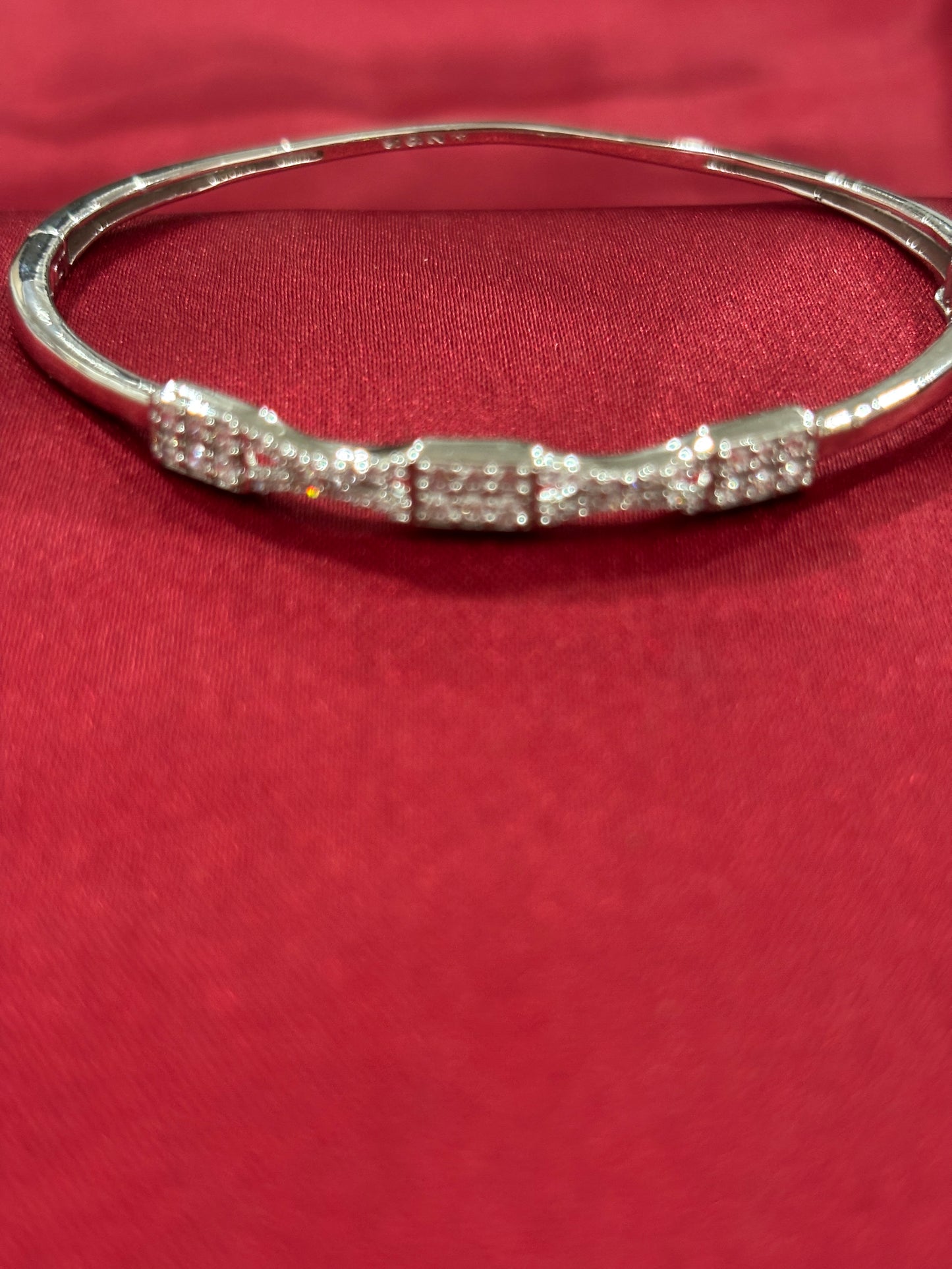 92.5 Silver Women Kada Bracelet Light weight Model 4