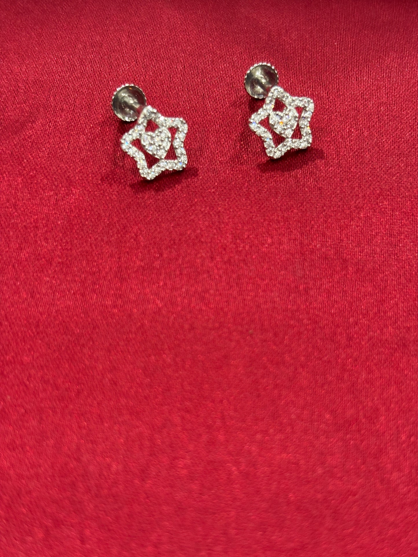 92.5 Silver small size earrings model 1