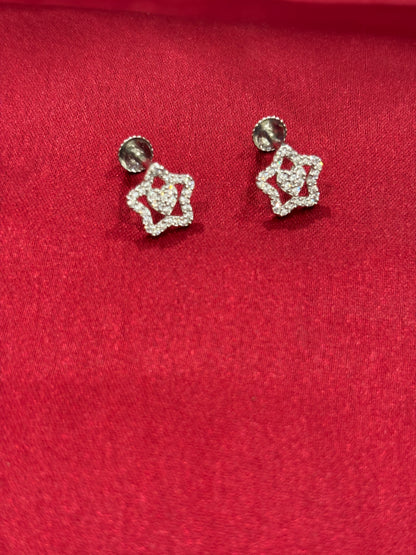 92.5 Silver small size earrings model 1