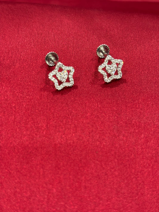92.5 Silver small size earrings model 1