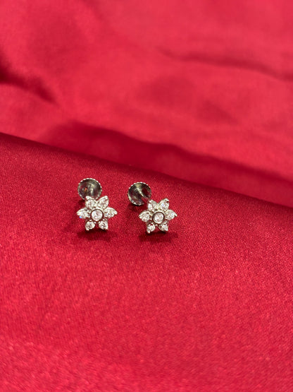 92.5 Silver small size earrings model 4