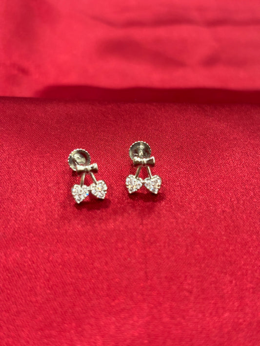 92.5 Silver small size earrings model 8