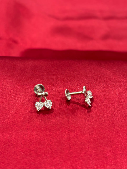 92.5 Silver small size earrings model 8