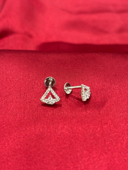 92.5 Silver small size earrings model 9