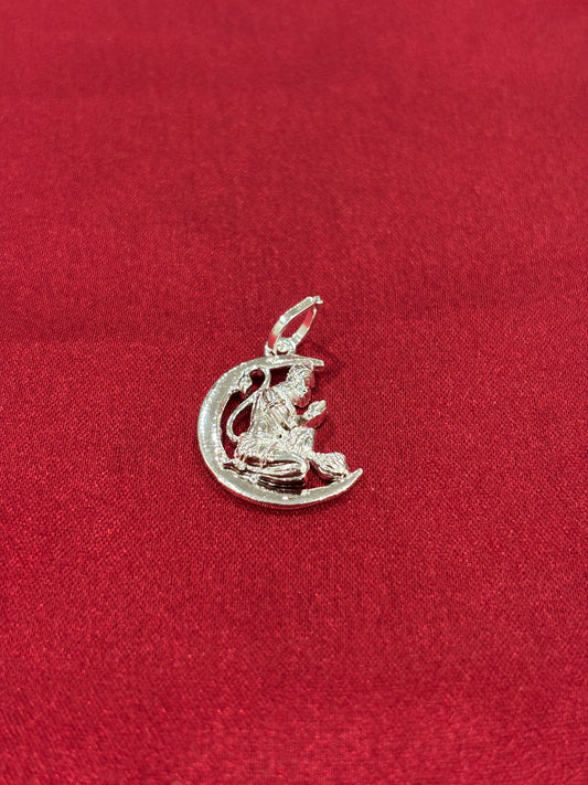 92.5 Silver Hanuman Model 6 Pendant