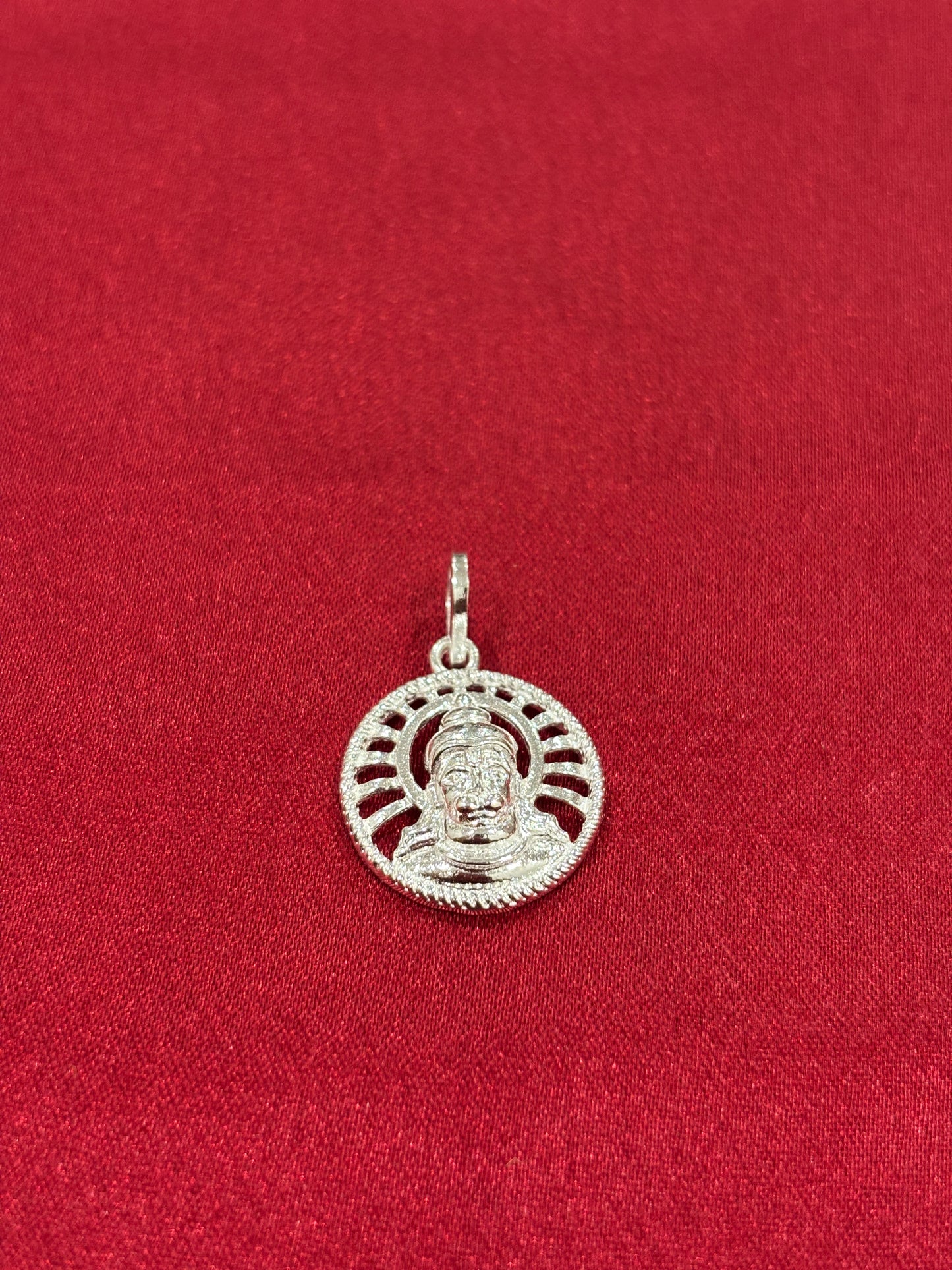 92.5 Silver Hanuman Model 8 Pendant