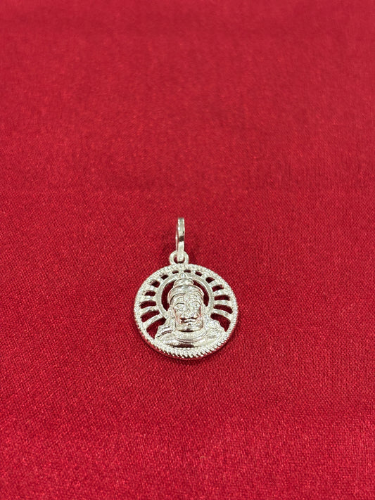 92.5 Silver Hanuman Model 8 Pendant