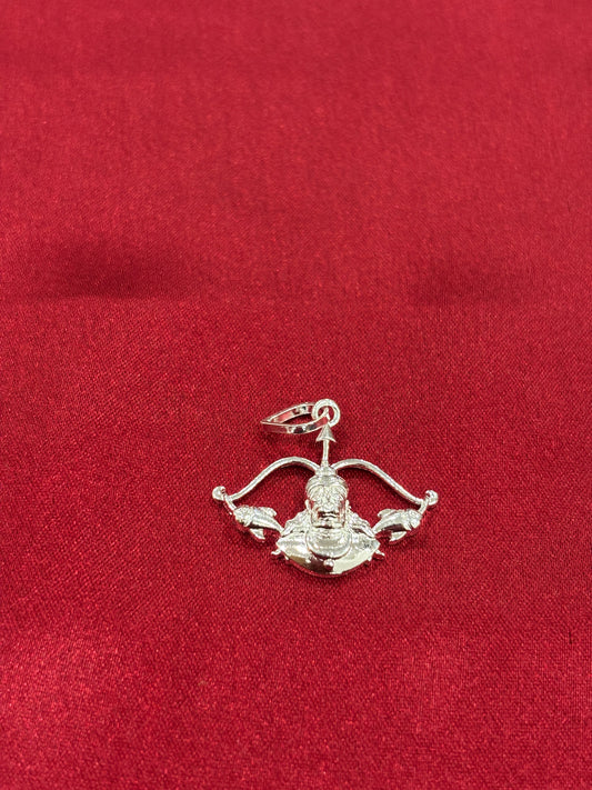 92.5 Silver Hanuman Model 9 Pendant