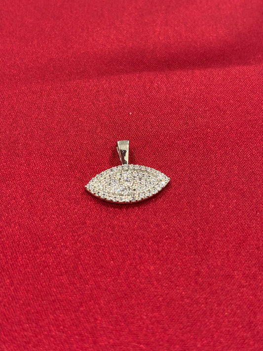 92.5 Silver Eye inspired Zircon Pendant