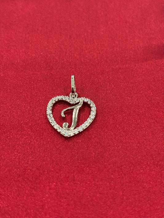 92.5 Silver Alphabet 'J' Pendant