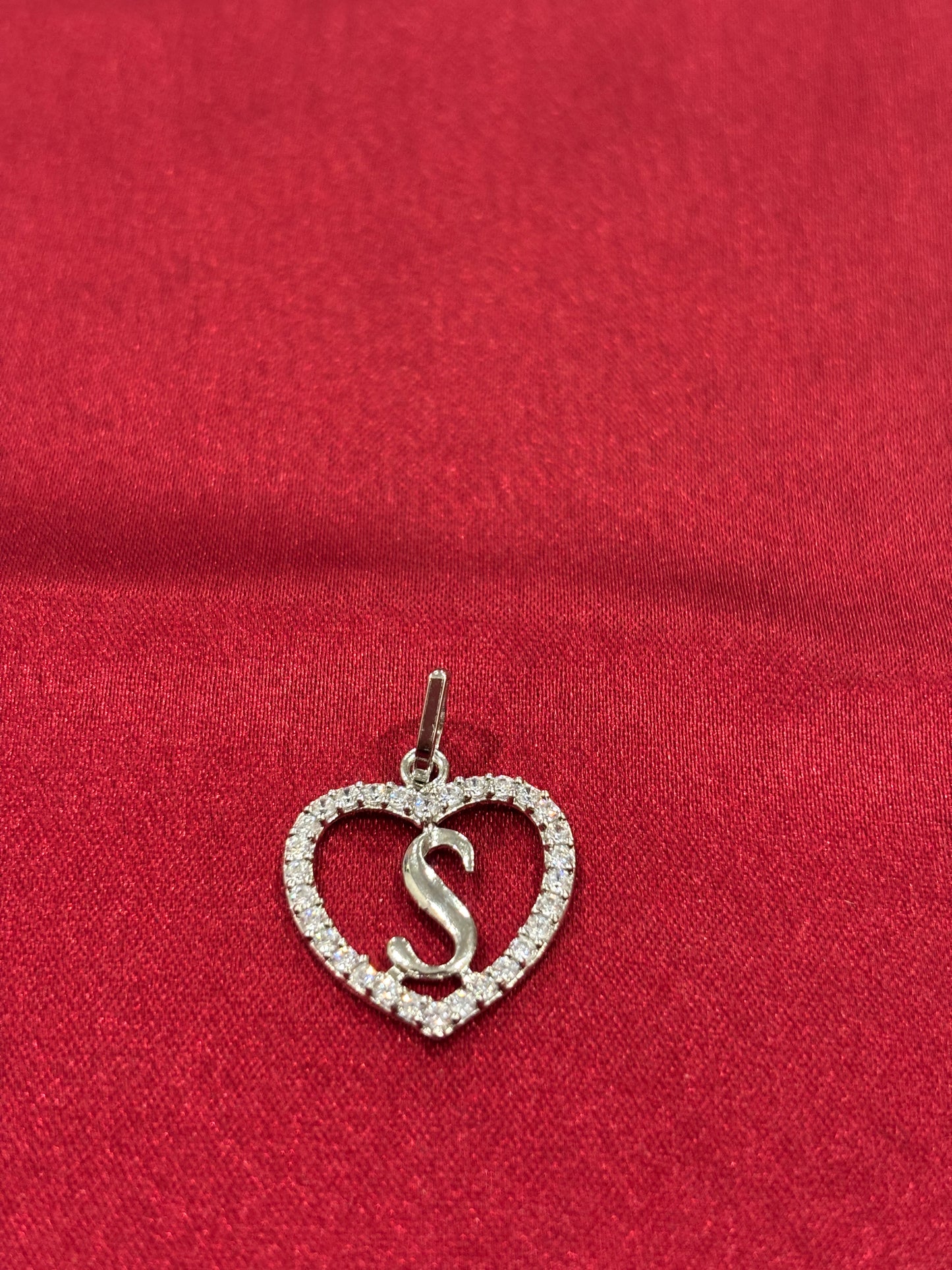 92.5 Silver Alphabet 'S' Pendant